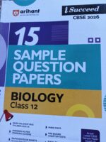 Arihant Class 12th biology Sample Paper