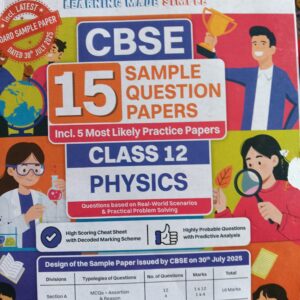 Oswaal Class 12th physics Sample Paper