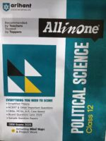 Arihant  All in one Political Science Class 12th For CBSE Exam 2025-26