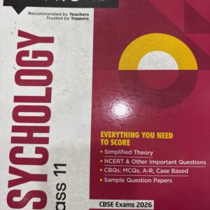 Arihant All  in one Psychology For Class 11CBSE Exam for 2025-26